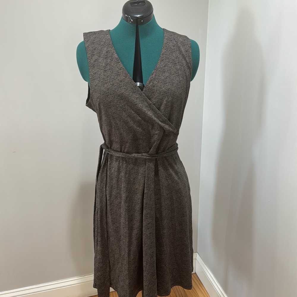 Toad & Co xl wrap dress with pockets nwot